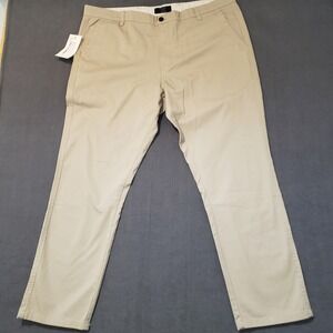 Matchstick Chino Pants Mens 42 Light Apricot Khaki Cotton Casual Trousers